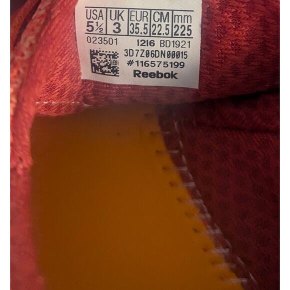 REEBOK Active Lite Women's Orange / Salmon Comfort Sneakers Shoes US 5 1/2 - Picture 8 of 9